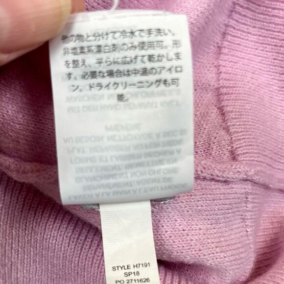 J. Crew Women’s Pink Ruffle Mock Turtleneck Sweater XS - Picture 9 of 10